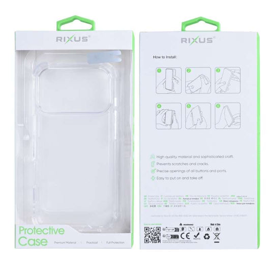 Back Case Anti-Burst Rixus Apple iPhone 17 Pro Max clear
