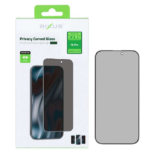 Tempered Glass Privacy Rixus Apple iPhone 16 Pro