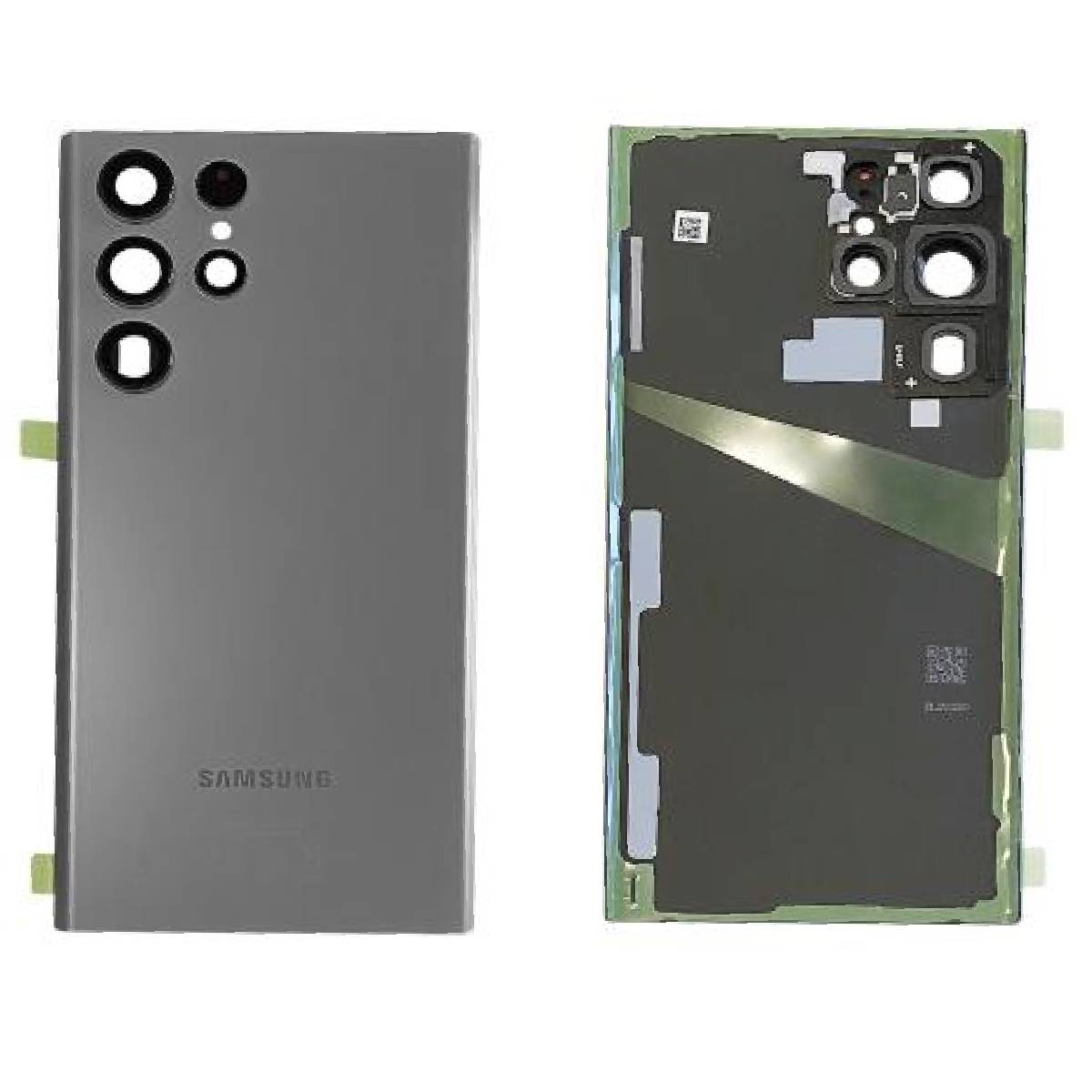 Back Battery Cover Lens Samsung S22 Ultra S908 graphite OEM
