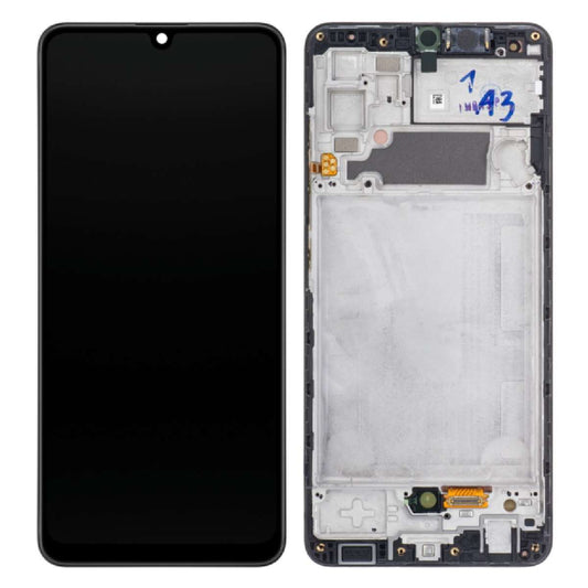 LCD Complete Frame Samsung A32 4G A325 black (Service Pack)