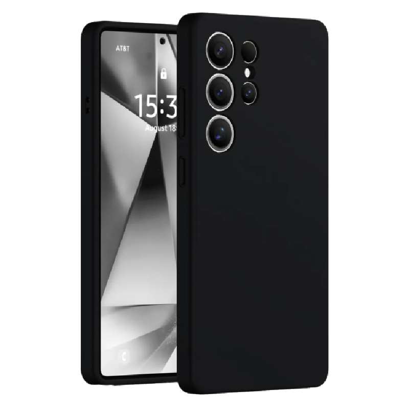 Back Case Samsung S22 Ultra S908 Silicone black