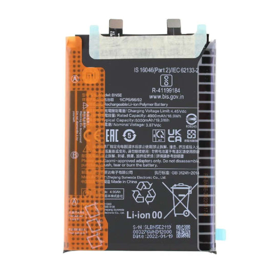 Battery Xiaomi Redmi Note 11 Pro 5G/ Redmi Note 11 Pro / Redmi Note 12 Pro 4G / Poco X4 Pro 5G 5000mAh (BN5E) (Original)