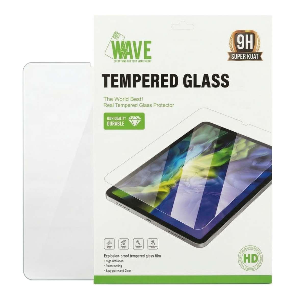Tempered Glass Apple iPad Pro 11" (2024, M4) / (2025, M5) / Air 11" (2024, M2) / (2025, M3) Wave