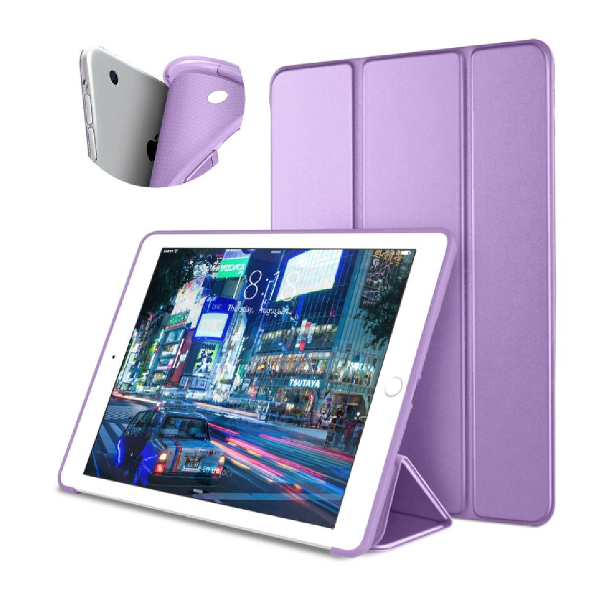 Tablet Case Tri-Fold Apple iPad Air 10.5" (2019, 3rd Gen) / iPad Pro 10.5" (2017, 1st Gen) purple