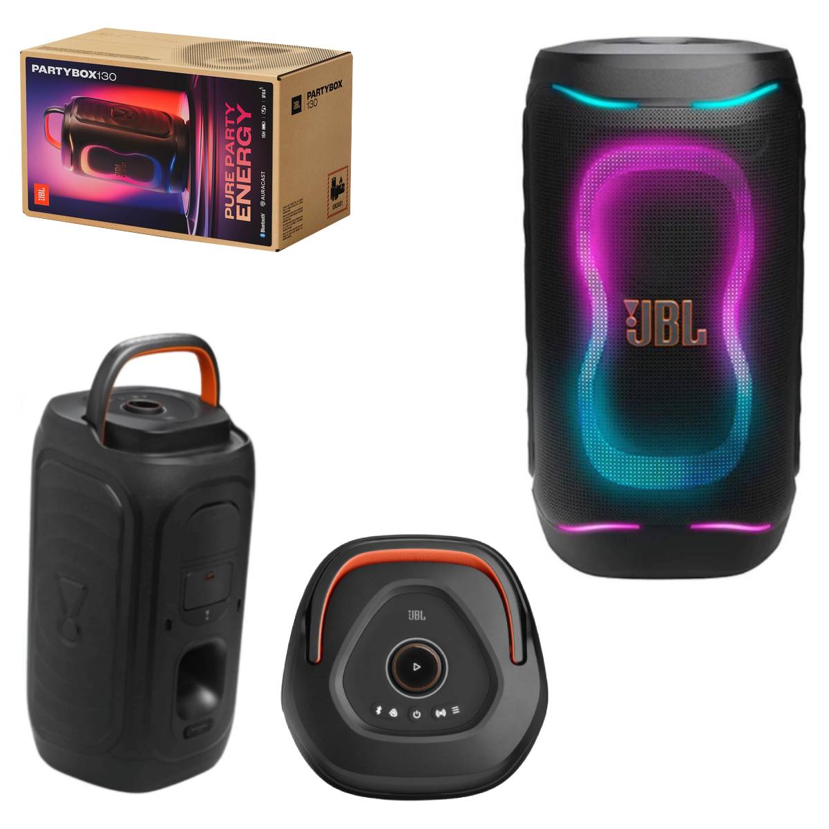 Speaker JBL Partybox 130 Wireless black
