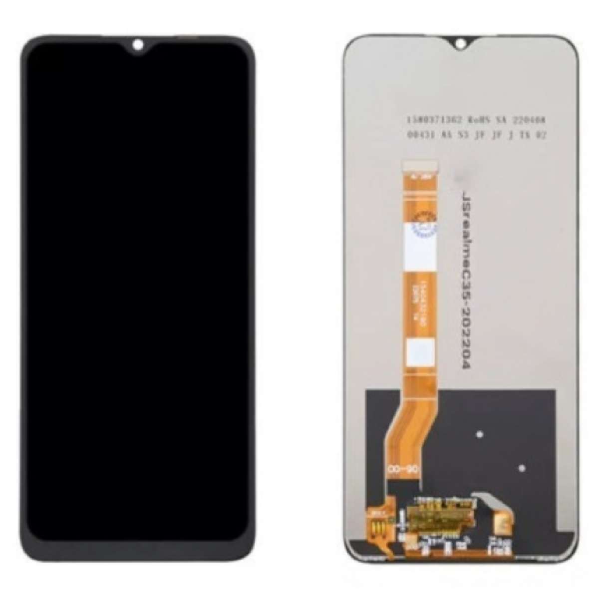 LCD Complete Realme C35 / N 50A black (Original) Assembled