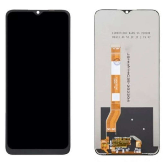 LCD Complete Realme C35 / N 50A black (Original) Assembled