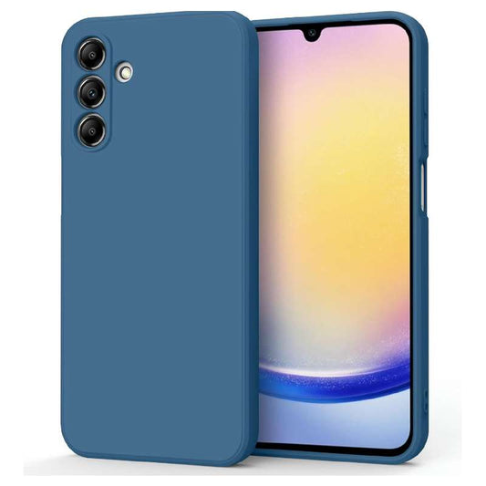 Задняя крышка Samsung S25 Ultra S938, силикон, синий