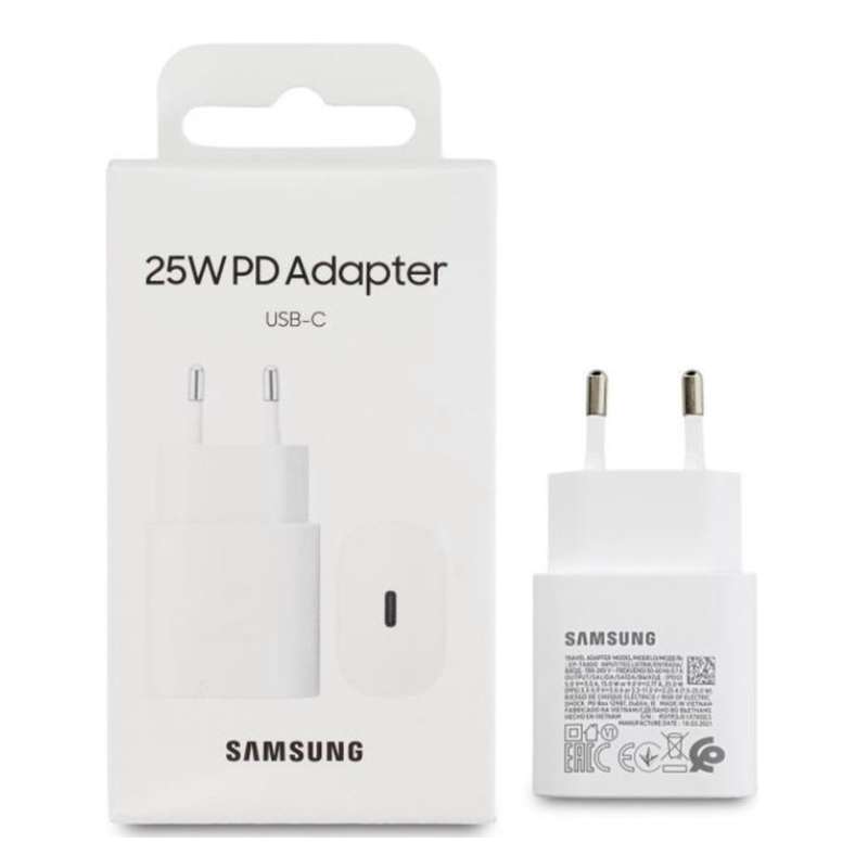 Charger USB-C Samsung TA800 25W EU Plug white