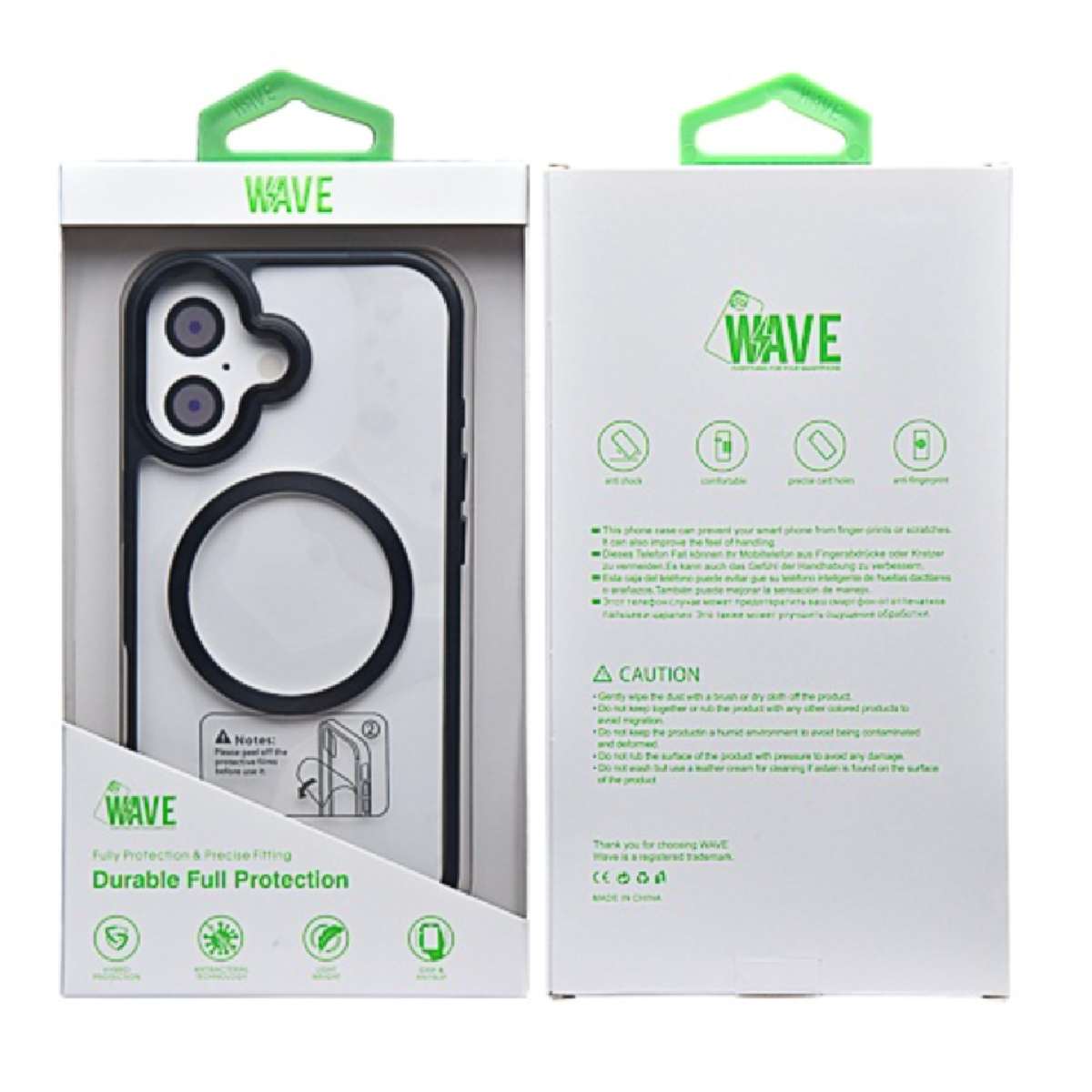 Back Case Magsafe Apple iPhone 17 Wave black