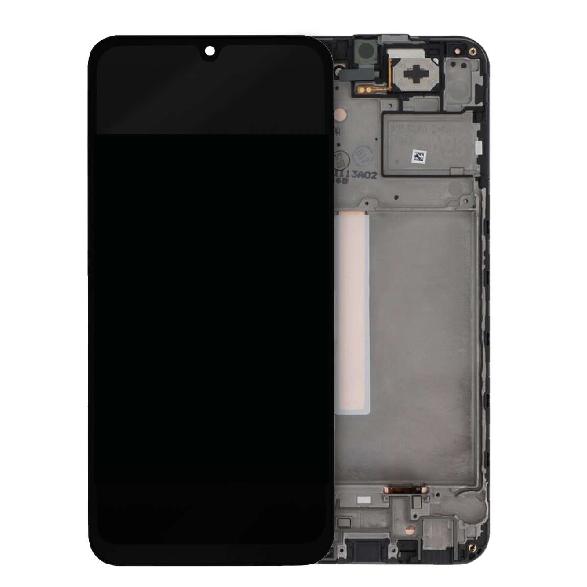 LCD Complete Frame Samsung A25 5G A256 black (Service Pack)