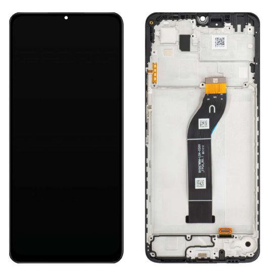 LCD Complete Frame Xiaomi Redmi 13C 4G/ Redmi 13C 5G/ Poco C65 black (Original)