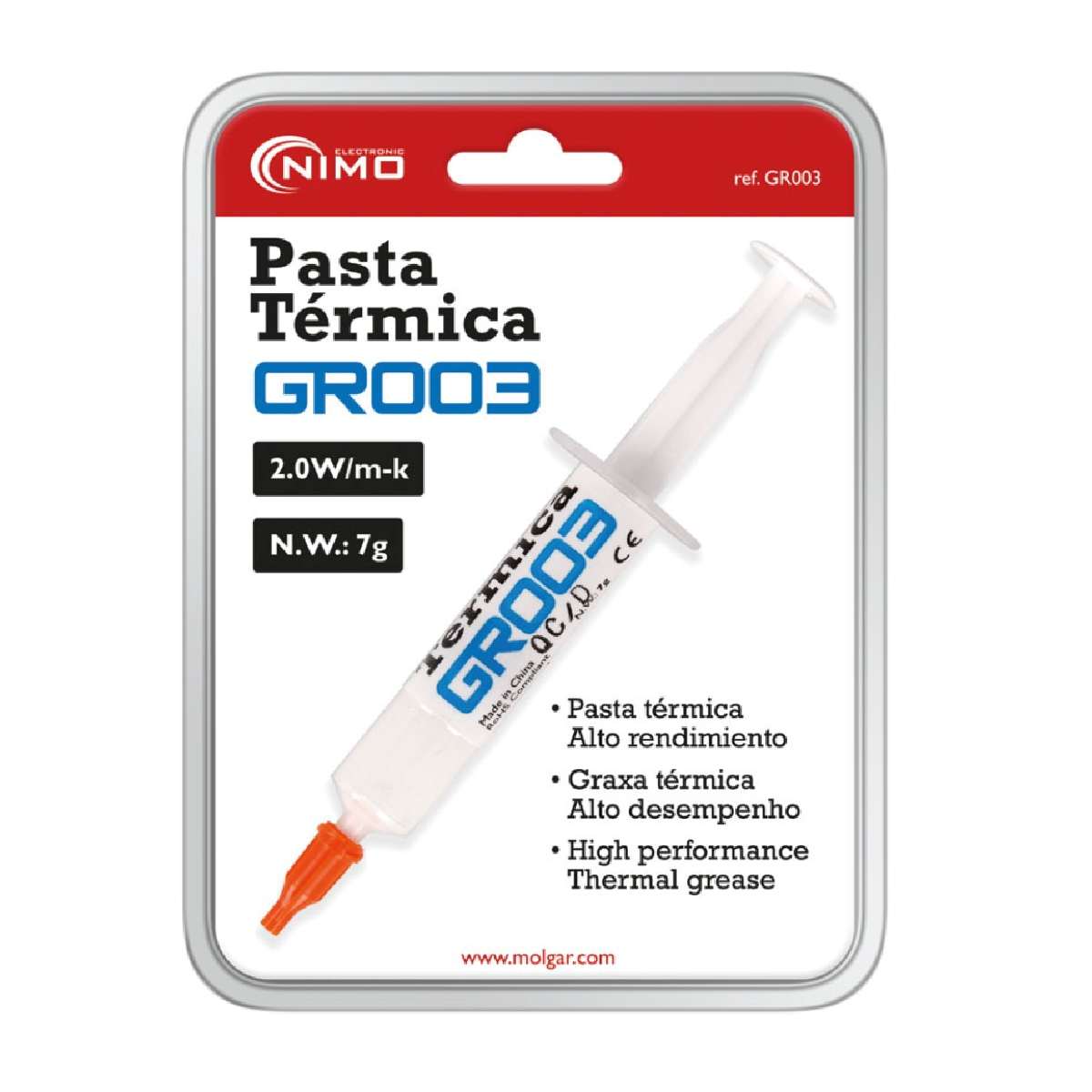 Thermal Paste Silicone Free GR003 7gr