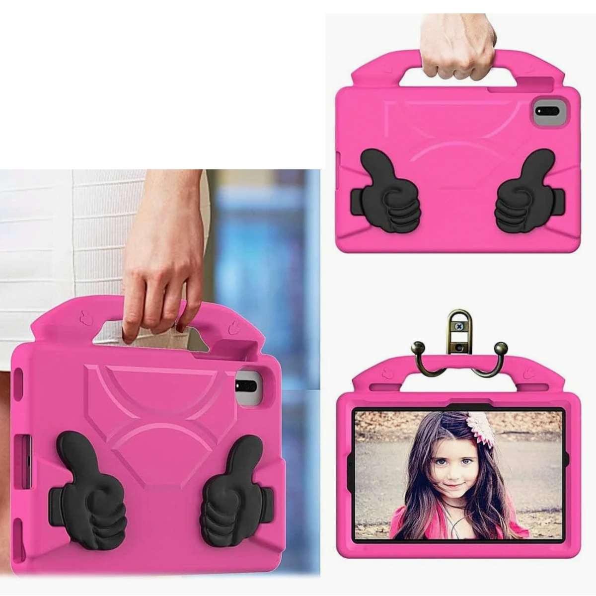 Tablet Case Apple iPad 10.9" (2022, 10th Gen) / 11" (2025, A16) / Air 11" (M2 , 2024) Kids Shockproof pink