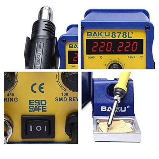 Hot Air & Soldering Station Baku 878L EU