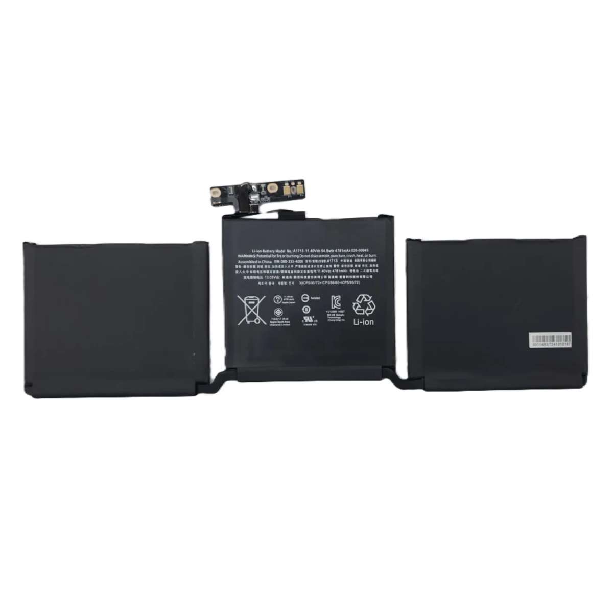 Battery Apple MacBook Pro 13.3" A1708 (A1713 Late 2016-Mid 2017 4781mAh) OEM