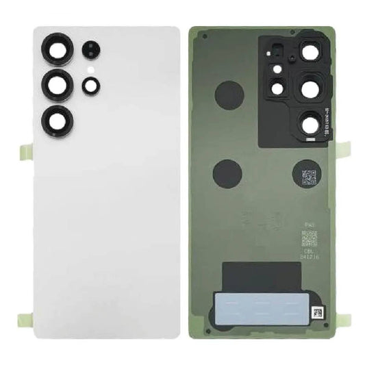 Back Battery Cover Lens Samsung S25 Ultra S938 white silver OEM