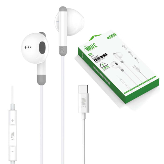 Earphone Wave WA-80W USB-C white