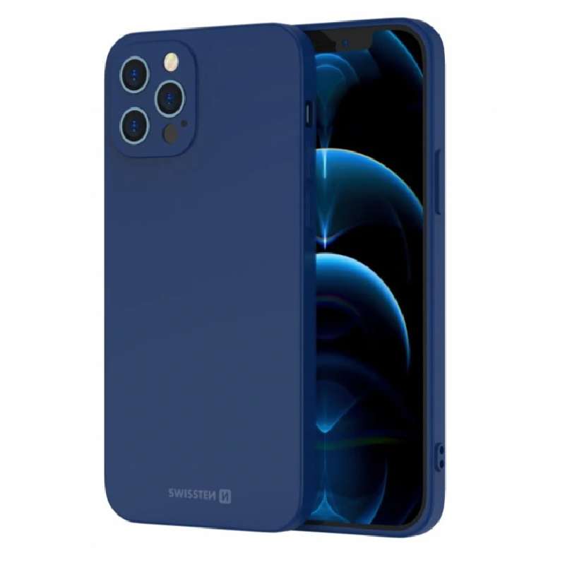 Back Case Apple iPhone 14 Pro TPU Swissten blue