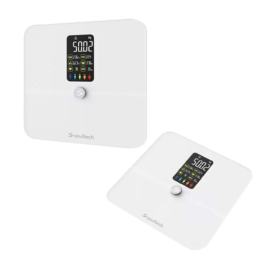 Smart Scale Bluetooth with Body Fat Measurement Soultech AT001B white