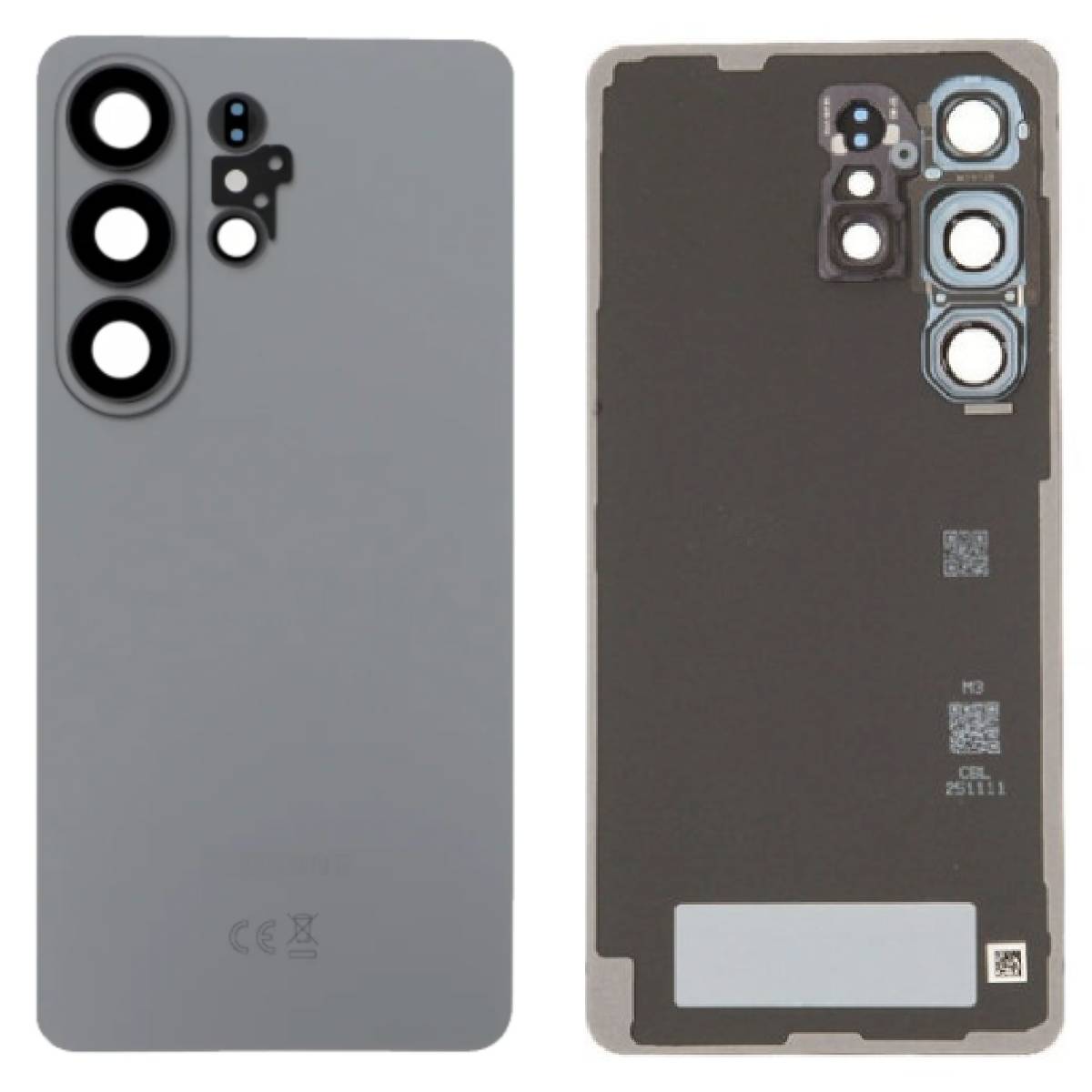 Back Battery Cover Lens Samsung S26 Ultra S948 silver shadow OEM