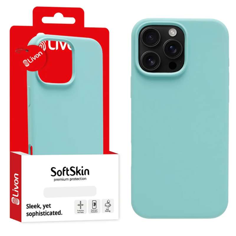 Back Case Apple iPhone 13 Pro Soft Livon blue