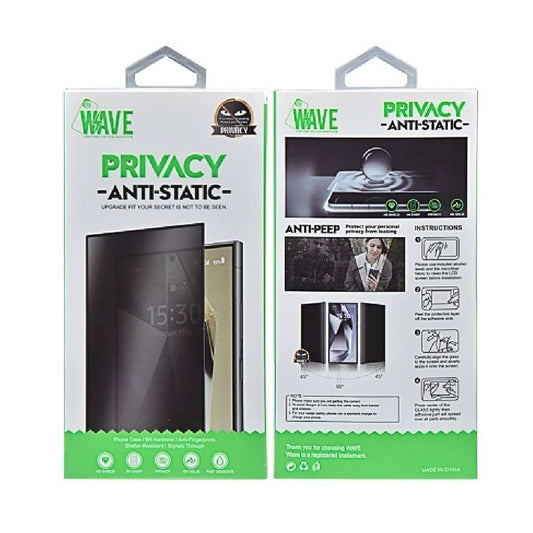Tempered Glass Privacy Samsung S26 Ultra S948 Wave black