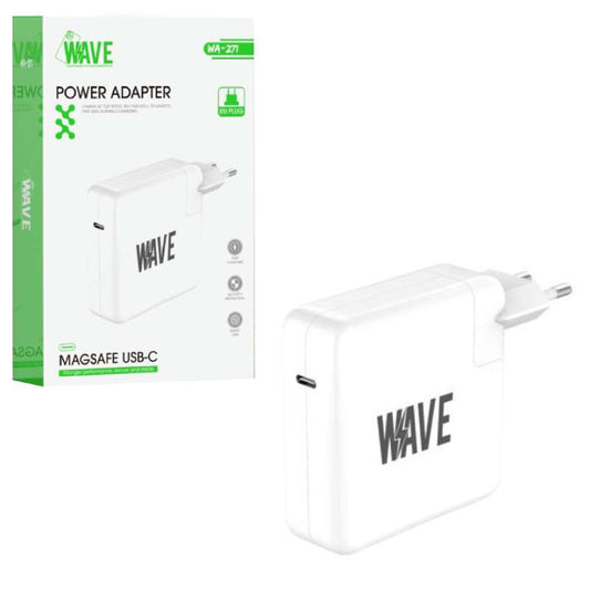 Laptop Charger USB-C Wave WA-271 61W EU Plug white