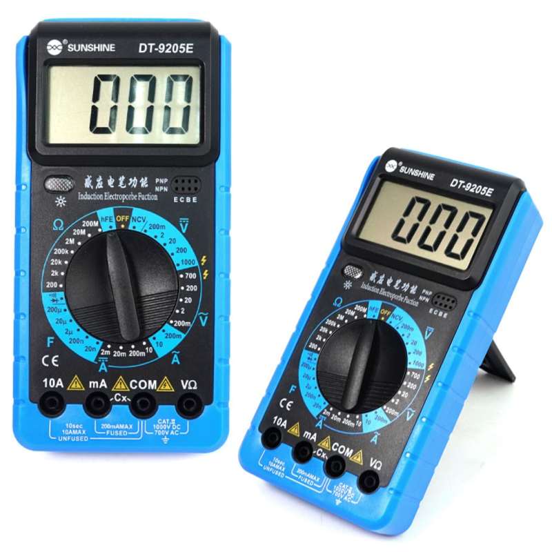 Digital Multimeter Sunshine DT-9205E blue