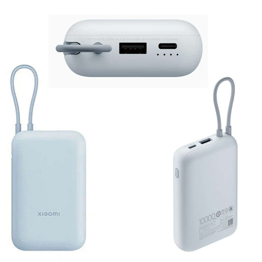 Power Bank Xiaomi 22.5W 10000mAh Integrated USB-C Cable / USB / USB-C blue