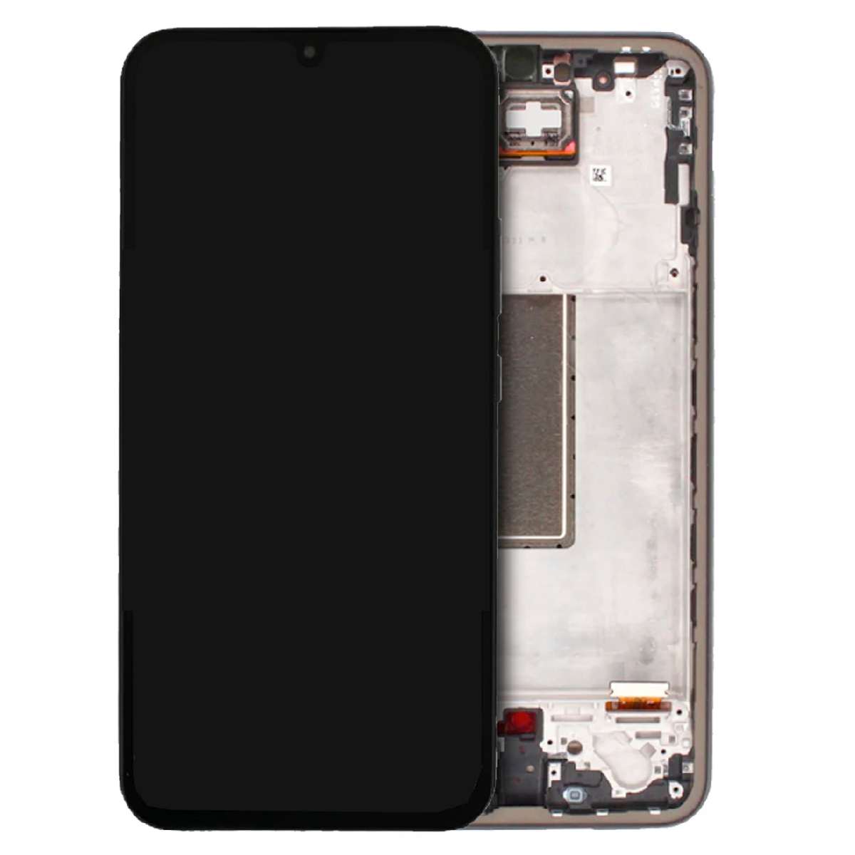 LCD Complete Frame Samsung A34 A346 black (Original) Assembled