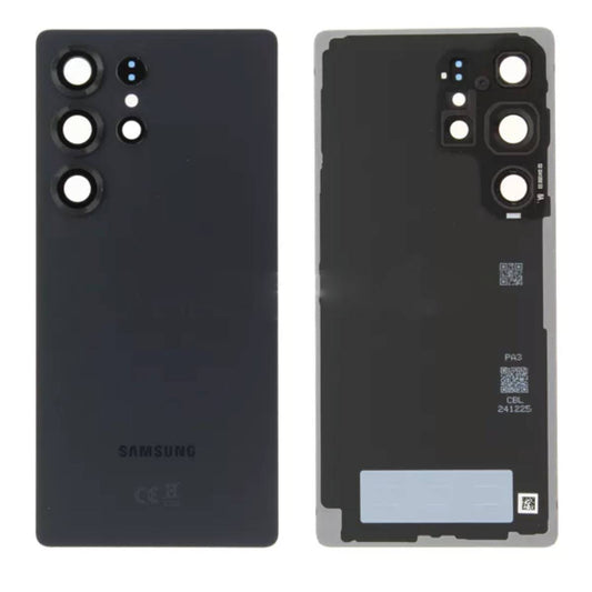 Back Battery Cover Lens Samsung S25 Ultra S938 black OEM