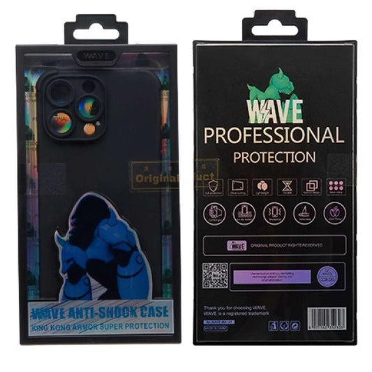 Back Case Anti-Shock Apple iPhone 16e Wave black