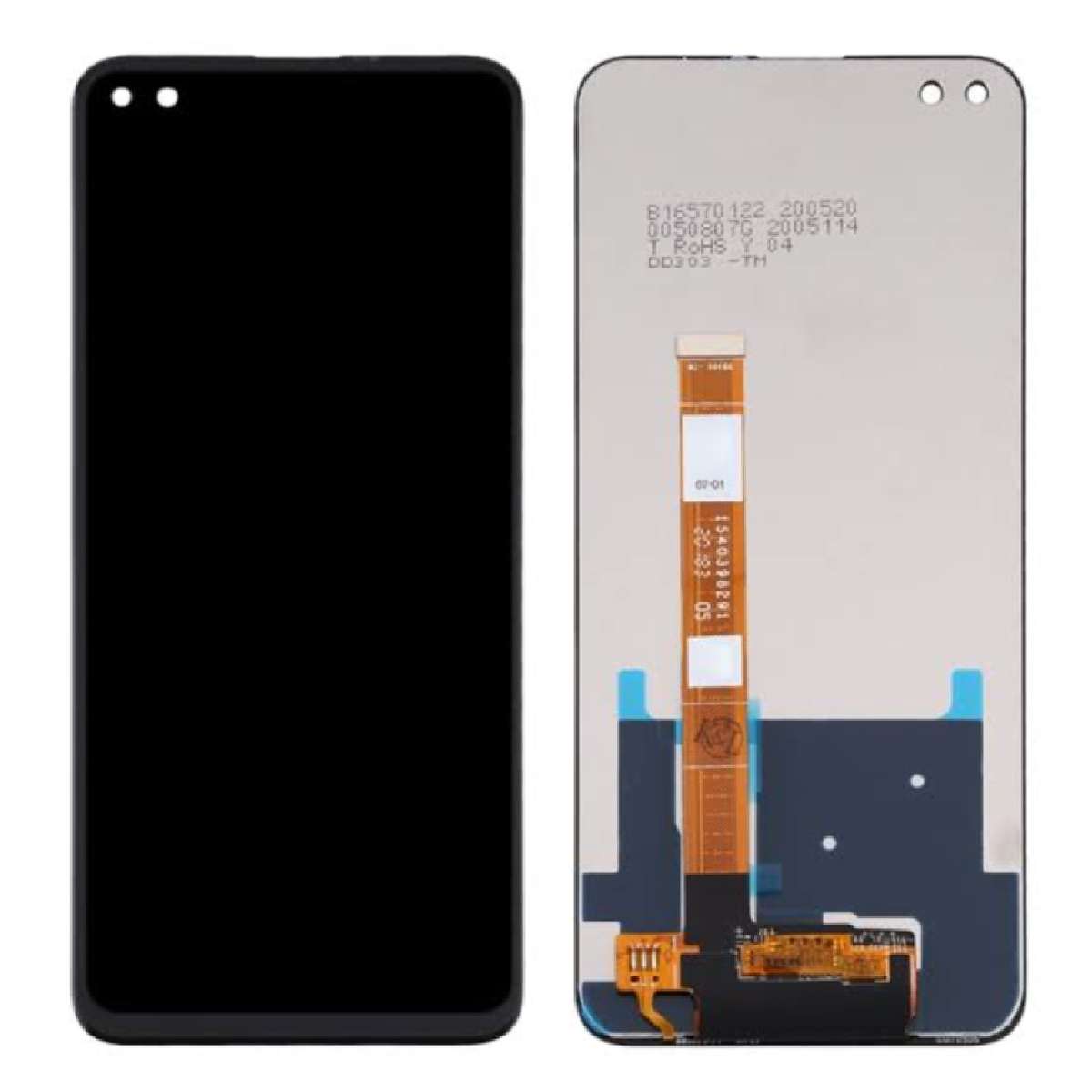 LCD Complete Oppo Reno4 Z 5G / A92s / Realme 6 Pro black OEM