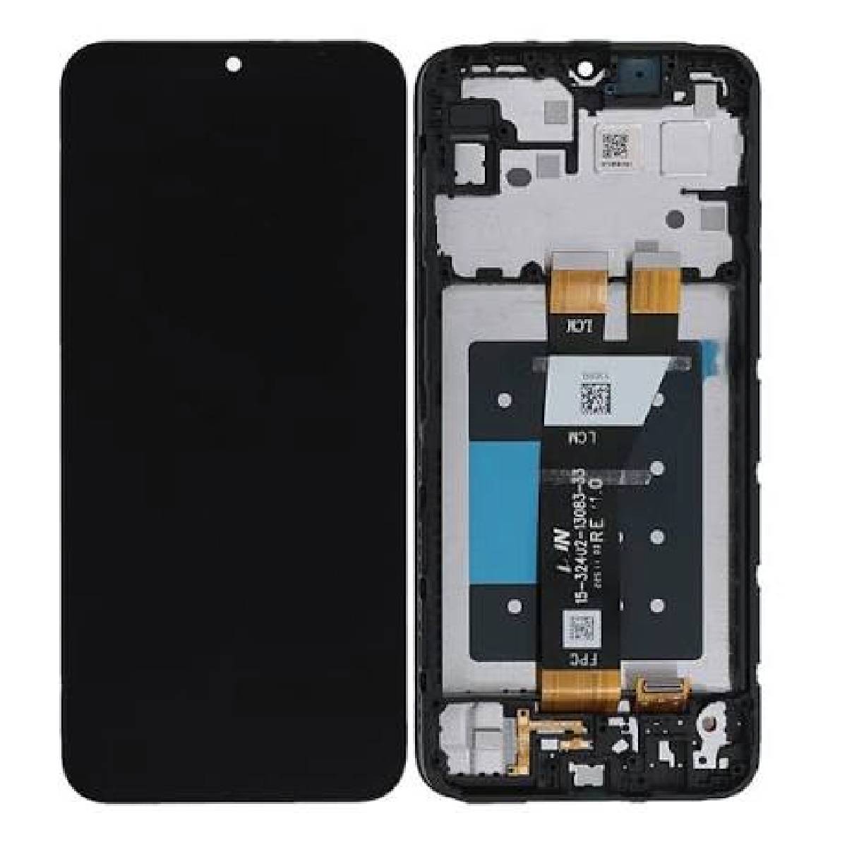 LCD Complete Frame Samsung A14 5G A146 black (Original)