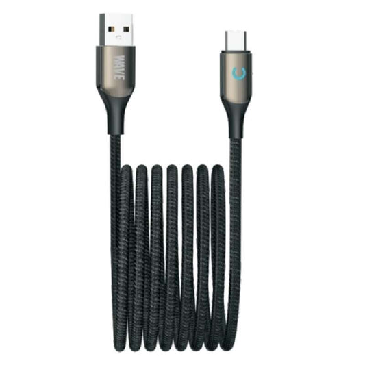 Кабель USB - USB-C Wave WA-61 Super Fast Charging 60W 2м черный