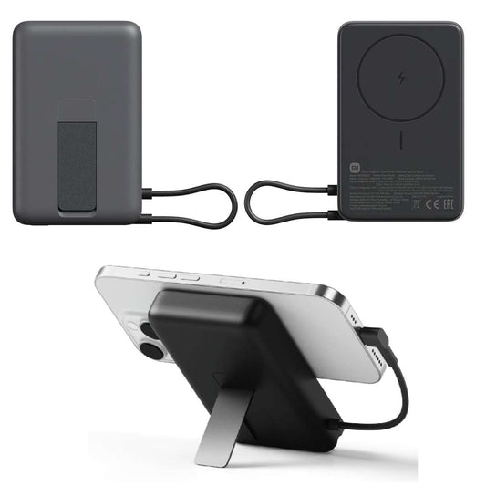 Power Bank Magsafe Stand Xiaomi 10000mAh Integrated USB-C / USB-C black