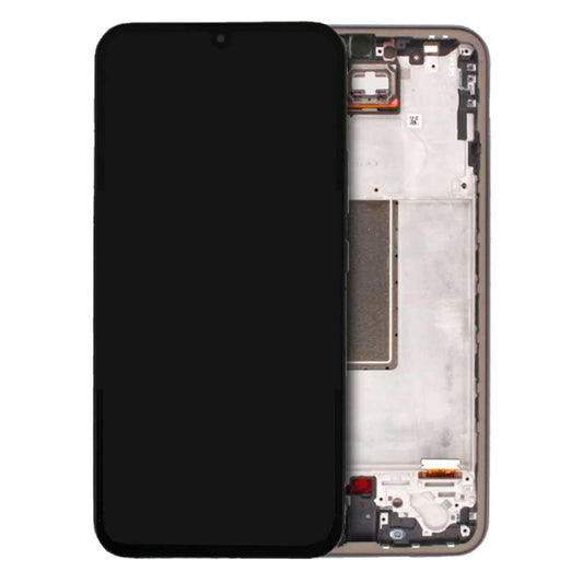 LCD Complete Frame Samsung A34 A346 silver (Original) Assembled