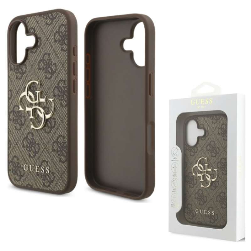 Back Case Apple iPhone 17 Guess 4G Big Logo brown