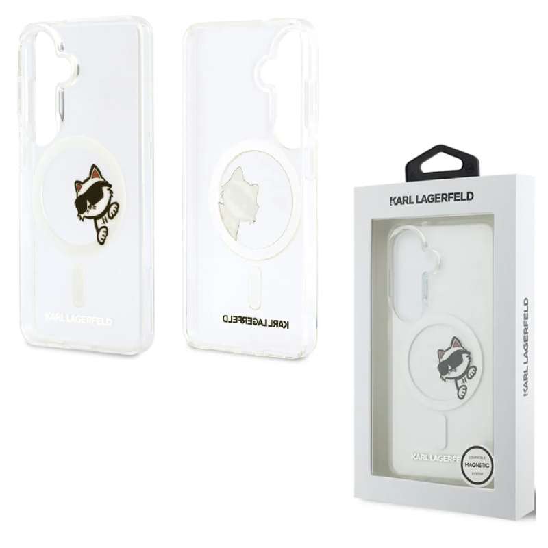 Back Case Magsafe Samsung S26 Plus S947 Karl Lagerfeld IML Choupette clear