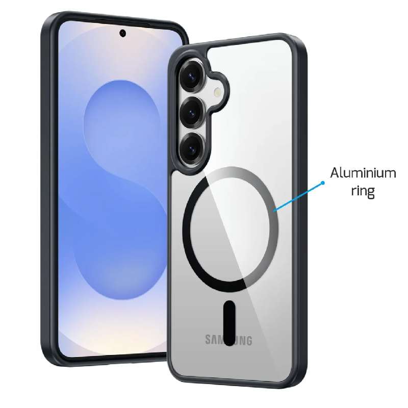 Back Case Samsung S26 Ultra S948 Magsafe Aluminium Ring Swissten black