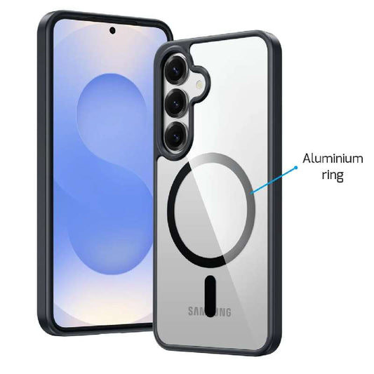 Back Case Samsung S26 Ultra S948 Magsafe Aluminium Ring Swissten black