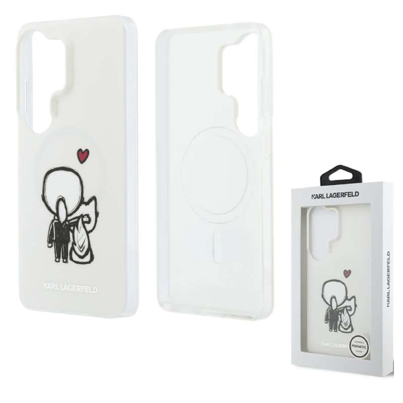 Back Case Magsafe Samsung S26 Ultra S948 Kar & Choupette white