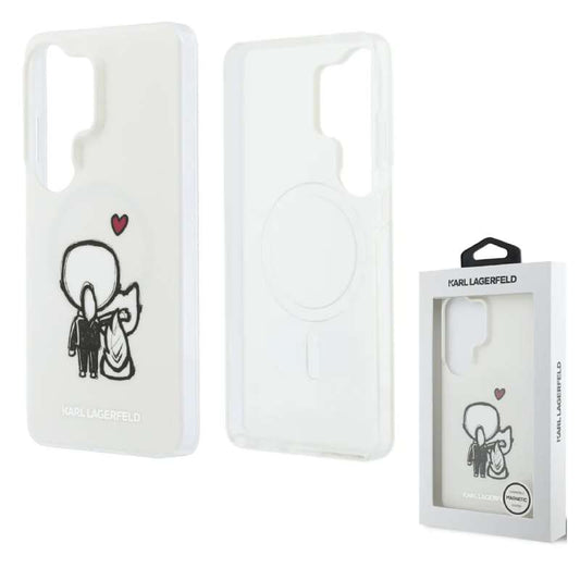 Back Case Magsafe Samsung S26 Ultra S948 Kar & Choupette white