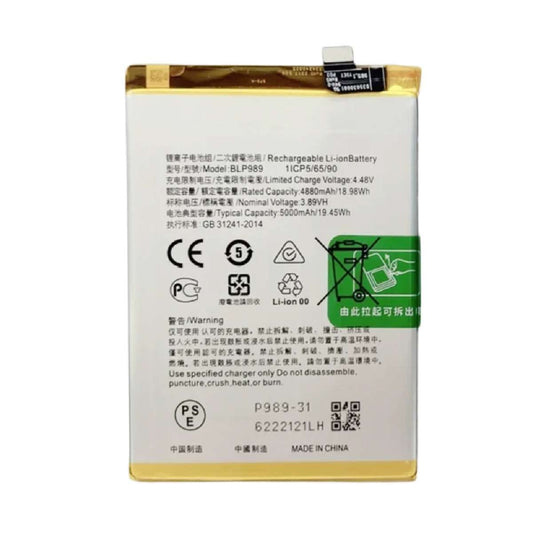 Battery OnePlus Nord CE 3 Lite / Oppo A98 5G 5000mAh OEM (BLP989)