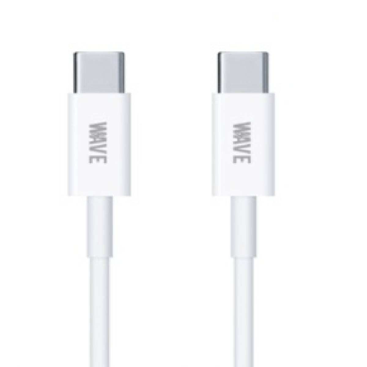 Cable USB-C to USB-C Wave WA-59 60W 1m white