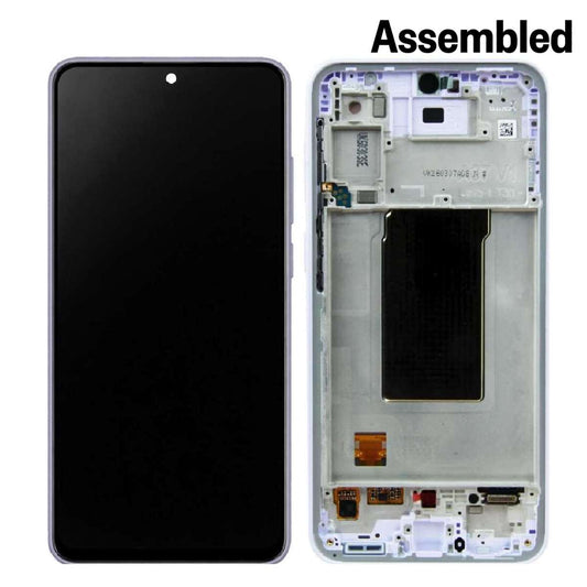 LCD Complete Frame Samsung A37 5G A376 violet Assembled