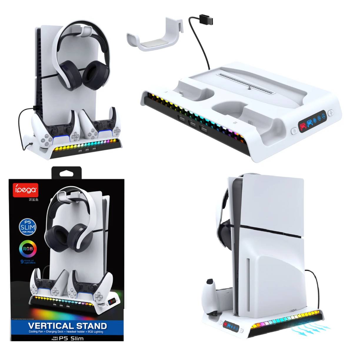 Multifunctional Charging Dock PG-P5S006 Sony PlayStation 5 Slim