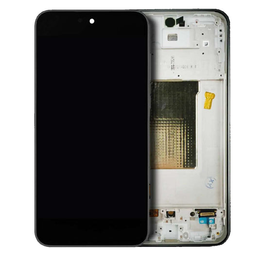 LCD Complete Frame Samsung A36 5G A366 black (Original) Assembled