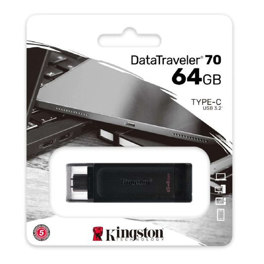 Pen Drive Kingston USB-C 3.2 64GB black